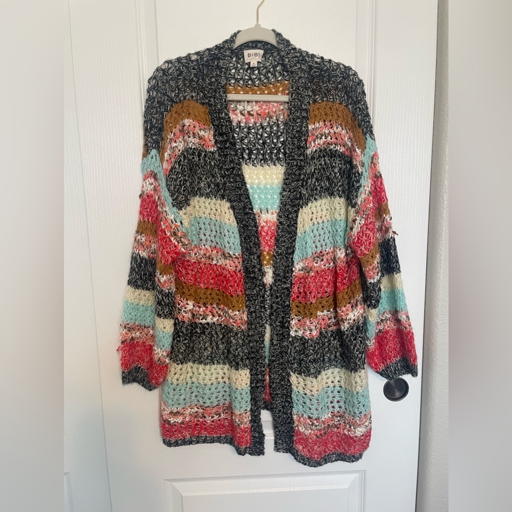 BiBi multicolor knit cardigan